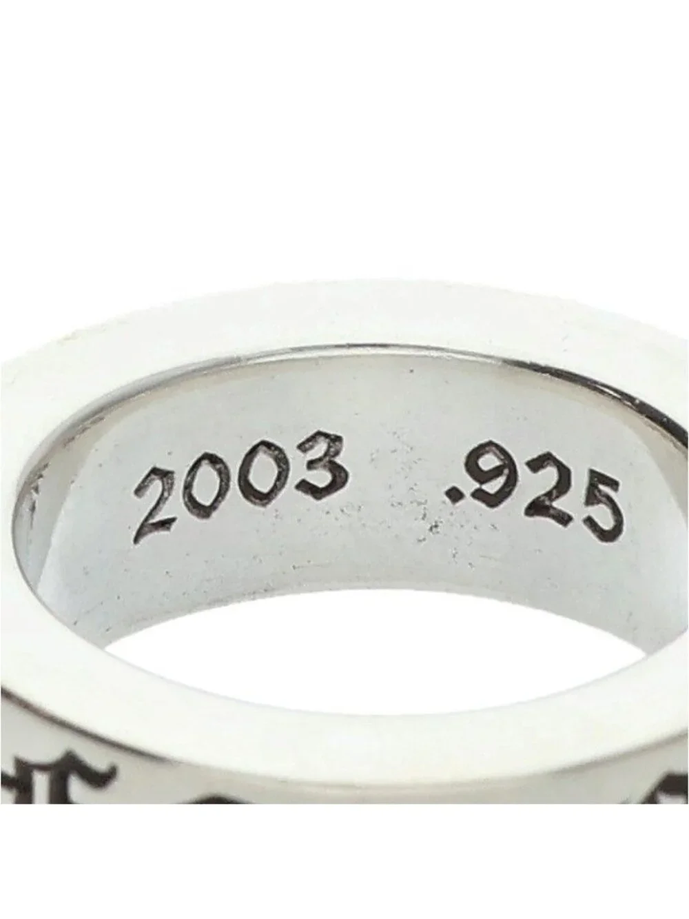 Chrome Hearts Spacer Forever Silver Ring